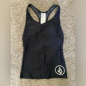 Volcom black tankini XS